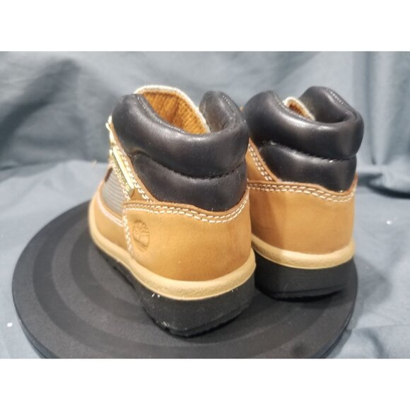 Timberland Toddler Field Boot Mid Wheat Nubuck Premium Black Size 5 NEW NO BOX - Picture 5 of 9